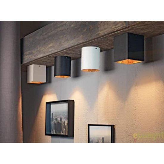 LED луна за външен монтаж POLASSO 3.3W 3000K 340Lm IP20 квадратна бяло + сребристо