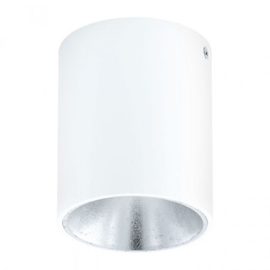 LED луна за външен монтаж POLASSO 3.3W 3000K 340Lm IP20 бяло + сребристо