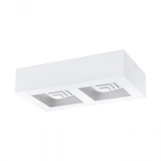 LED плафон FERREROS 2x6.3W 3000K 2x840Lm IP20 бял