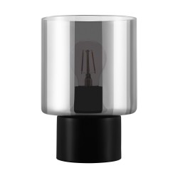 Настолна лампа GOROSIBA 1хE27 max 1х60W IP20 черно-прозрачно