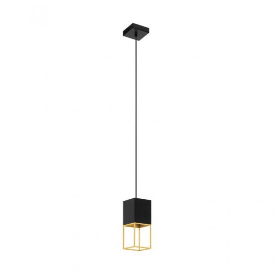 Пендел MONTEBALDO 1хGU10 LED 4.5W 3000K 345Lm P20 черно + златно