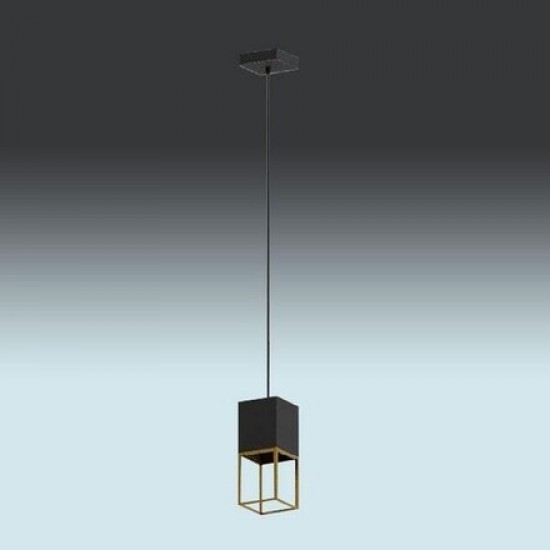 Пендел MONTEBALDO 1хGU10 LED 4.5W 3000K 345Lm P20 черно + златно