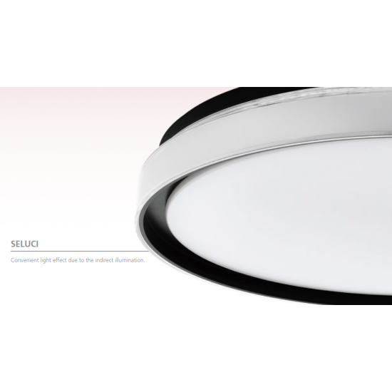 LED плафон NIEVES 24W 3000K 2400Lm IP20 бяло + сребърно
