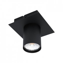 LED спот VALCASOTTO GU10 1х4.5W 3000K 1x345Lm IP20 черен