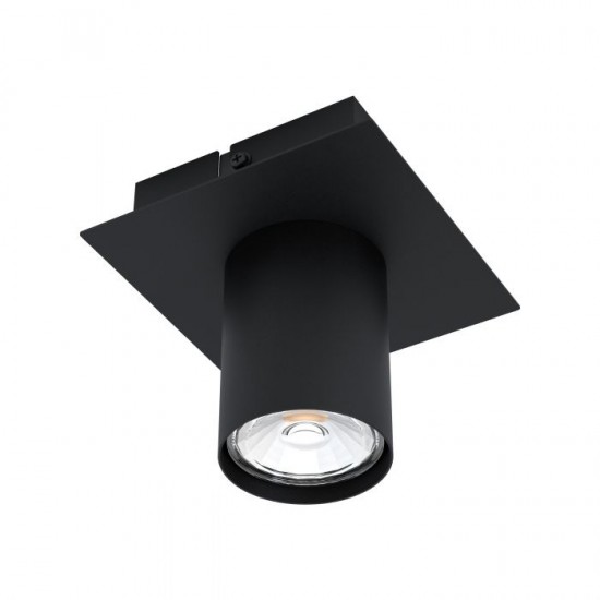 LED спот VALCASOTTO GU10 1х4.5W 3000K 1x345Lm IP20 черен