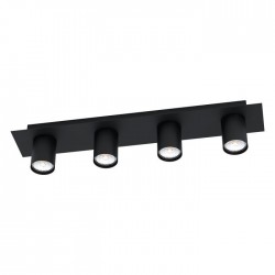 LED спот VALCASOTTO GU10 4х4.5W 3000K 4x345Lm IP20 черен