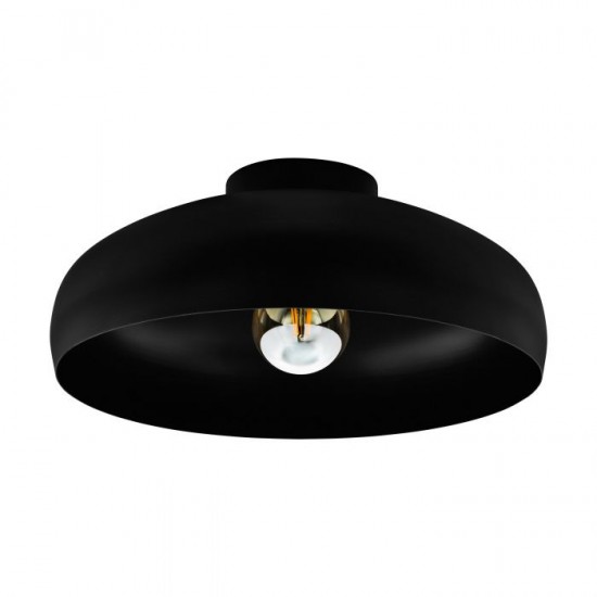 Плафон MOGANO 1xЕ27 max 1x60W IP20 черен