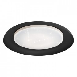 LED плафон PENJAMO 17.1W 3000K 2010Lm IP20 черно + бяло с кристален ефект