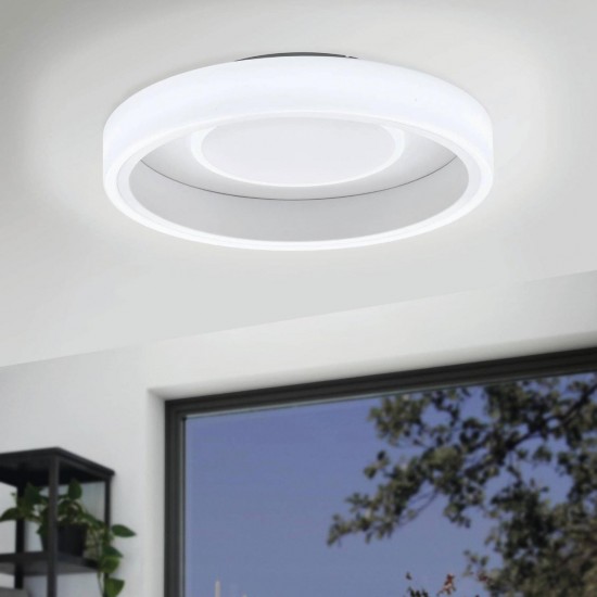 LED плафон REMIDOS 15W 4000K 2250Lm + 4W 4000K 650Lm IP20 кръгъл бял
