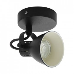 LED спот SERAS 2 GU10 1х3W 3000K 1x250Lm IP20 черен