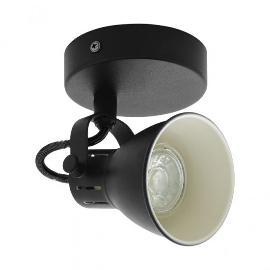 LED спот SERAS 2 GU10 1х3W 3000K 1x250Lm IP20 черен