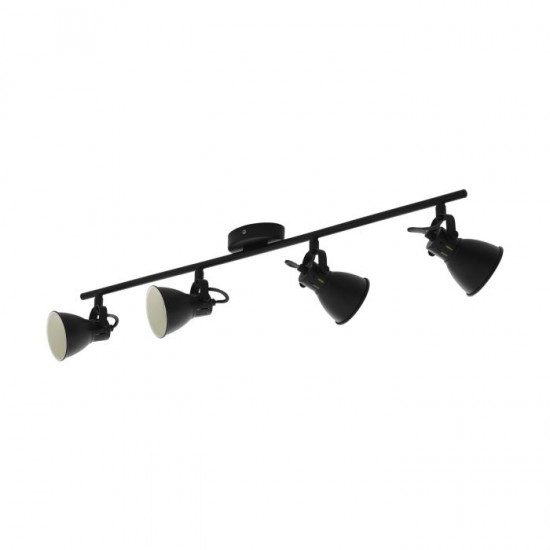 LED спот SERAS 2 GU10 4х3W 3000K 4x250Lm IP20 черен