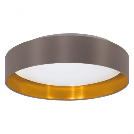 LED плафон MASERLO 2 24W 3000К 2100Lm IP20 капучино + златисто и бяло