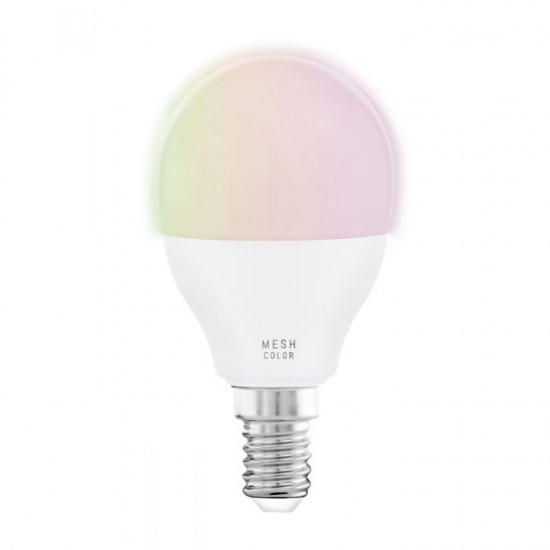 LED smart крушка EGLO.Z CONNECT P45 Е14 5W 3-white+RGB 470Lm димируема + дистанционно управление CRI>80