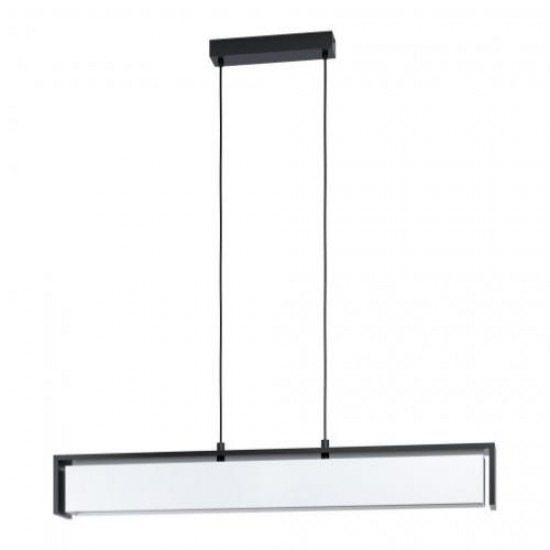 LED smart пендел EGLO.Z CONNECT VALDELAGRANO-Z 33.6W 3-white + RGB 4000Lm IP20 димируем + дистанционно управление черен