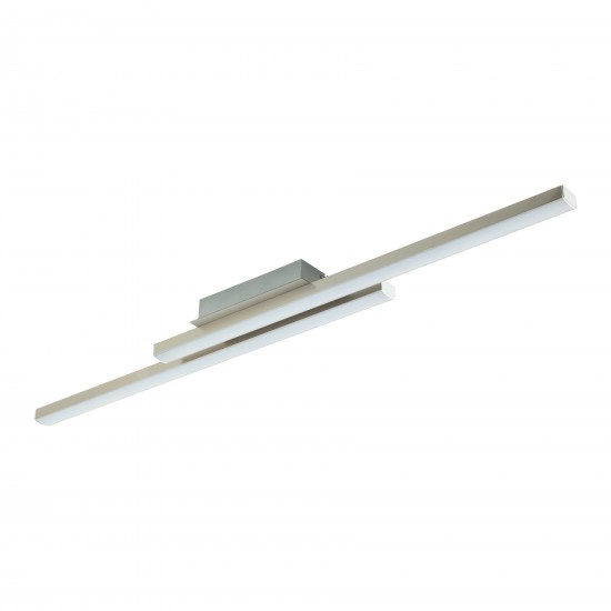 LED smart плафон EGLO.Z CONNECT FRAIOLI-Z 2x17W 3-white + RGB 4600Lm IP20 димируем + дистанционно управление мат хром