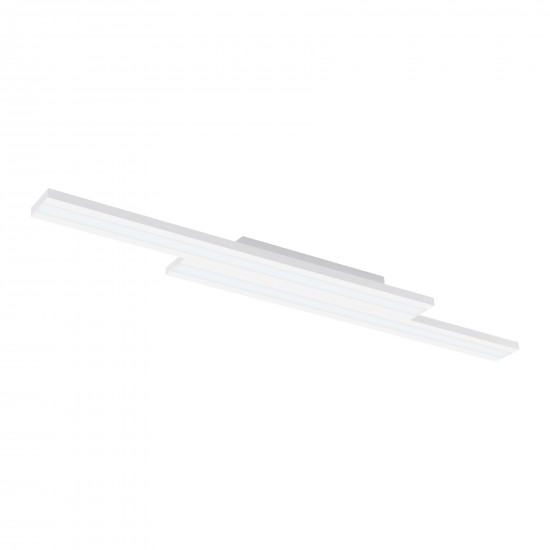LED smart плафон EGLO.Z CONNECT SALITERAS-Z 21W RGB+3-white 2400Lm IP20 димируем + дистанционно управление бял
