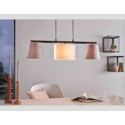 Полилей ALMEIDA 1 3хE14 max 3х25W IP20 черно сиво бяло