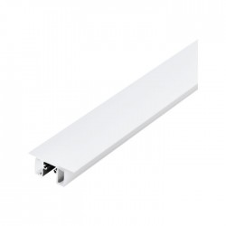 Алуминиев профил за LED лента двустранен Surface profile 4 18х48 1м бял сатен
