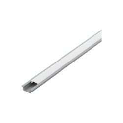 Алуминиев профил за LED лента за вграждане Recessed profile 1 23х9 1м алуминий + дифузер опал
