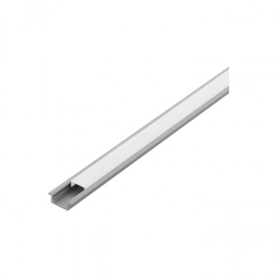 Алуминиев профил за LED лента за вграждане Recessed profile 1 23х9 1м алуминий + дифузер опал