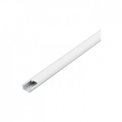 Алуминиев профил за LED лента за вграждане Recessed profile 1 23х9 1м бял + дифузер опал