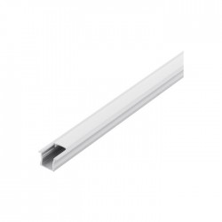 Алуминиев профил за LED лента за вграждане Recessed profile 2 23х15 1м бял + дифузер опал