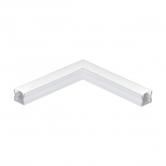 Алуминиев профил ъглов за LED лента Surface profile 2 17х16 бял
