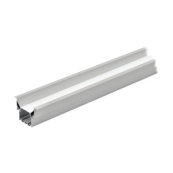 Алуминиев профил за LED лента за вграждане Recessed profile 3 65х45 1м дифузер опал алуминий