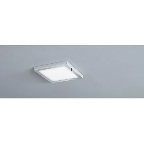 LED плафон за баня FUEVA 5 IP44 20W 4000K 2300Lm квадратен хром