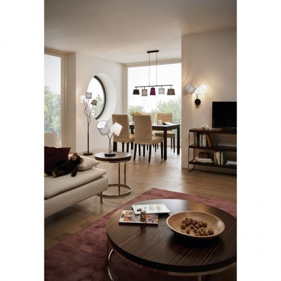Аплик ALMEIDA 2xЕ14 max 2x40W IP20 бяло + антрацит