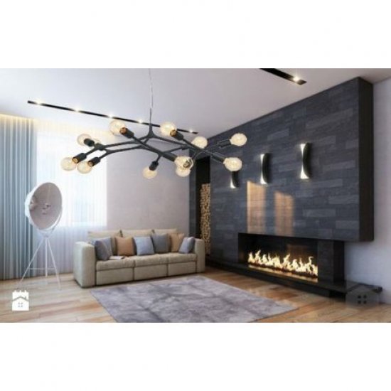 Полилей BOCADELLA 12хE27 max 12х60W IP20 черен