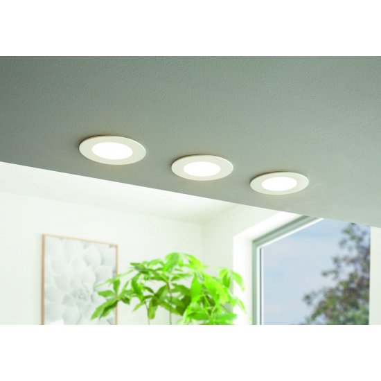 LED луна EGLO FUEVA-A 5W 3-white 700Lm IP20 димируема + дистанционно управление бяла