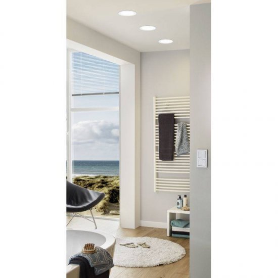 LED луна влагозащитена IP44 SALABATE 6W 2700K 380Lm димируема бяла