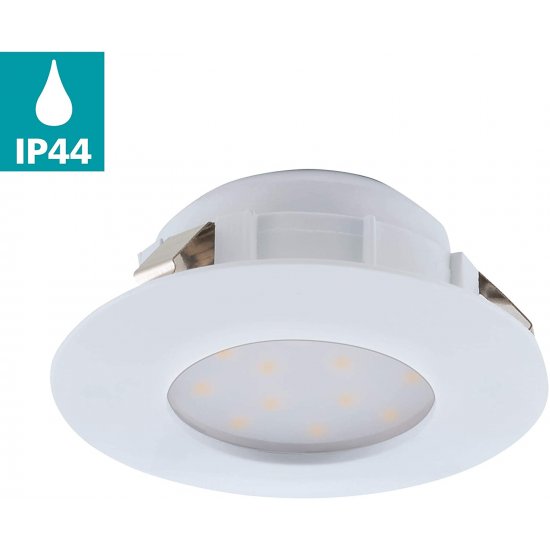 LED луна влагозащитена IP44 PINEDA 6W 3000K 500Lm бяла