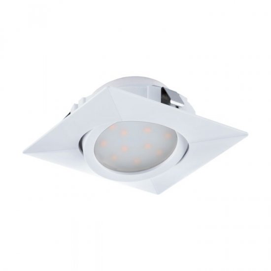 LED луна за вграждане PINEDA 6W 3000K 500Lm IP20 подвижна квадратна бяла