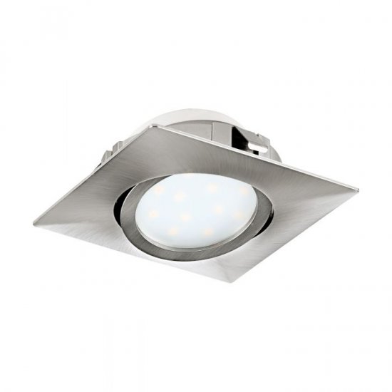LED луна за вграждане PINEDA 6W 3000K 500Lm IP20 подвижна квадратна мат хром