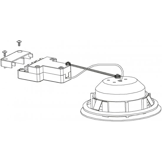 LED луна влагозащитена IP44 PINEDA 12W 3000K 1000Lm мат хром