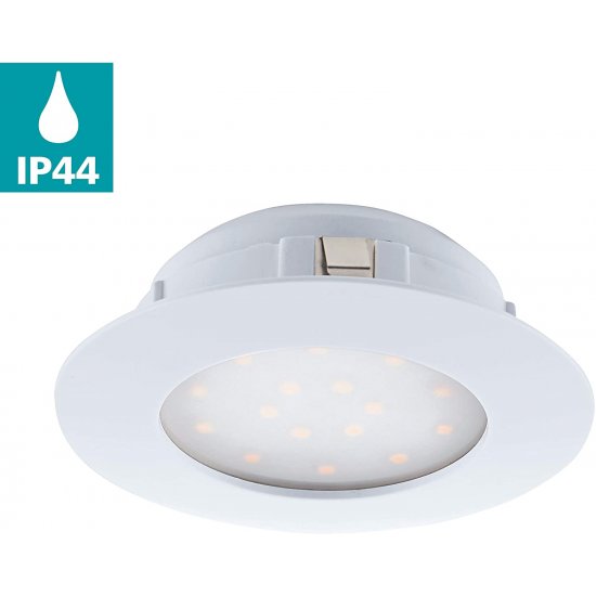 LED луна влагозащитена IP44 PINEDA 12W 3000K 1000Lm бяла