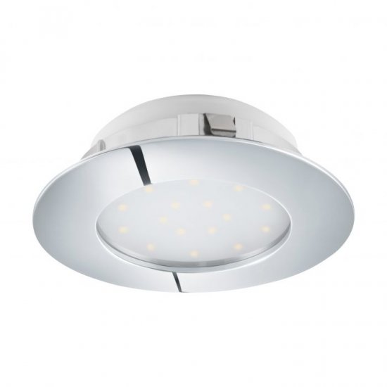 LED луна влагозащитена IP44 PINEDA 12W 3000K 1000Lm хром