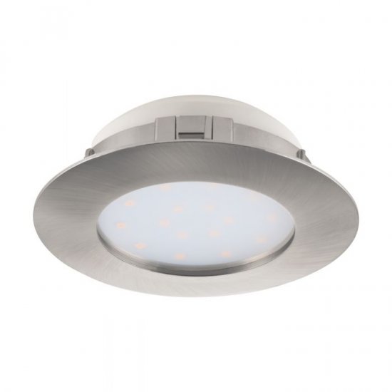 LED луна влагозащитена IP44 PINEDA 12W 3000K 1000Lm мат хром