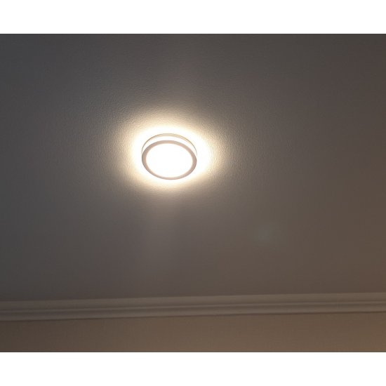LED луна влагозащитена IP44 PINEDA 1 6W 3000K 500Lm хром