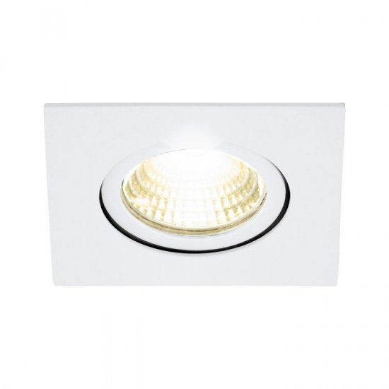 LED луна за вграждане SALICETO 6W 2700K 380Lm IP20 подвижна димируема квадратна бяла