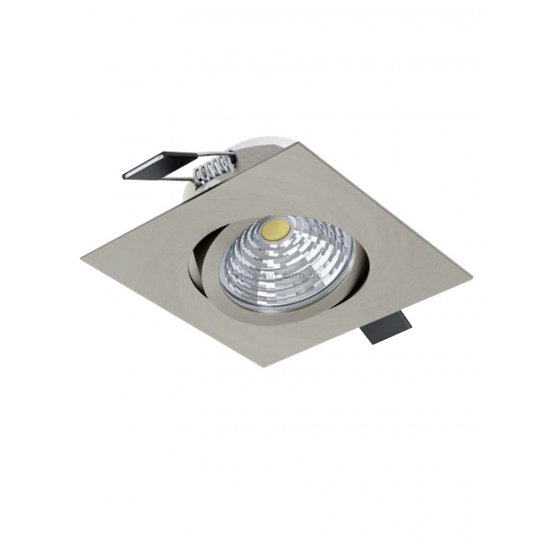 LED луна за вграждане SALICETO 6W 2700K 380Lm IP20 подвижна димируема квадратна мат хром