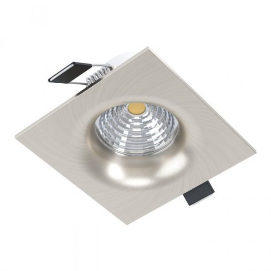 LED луна за вграждане SALICETO 6W 4000K 450Lm IP20 димируема квадратна мат хром