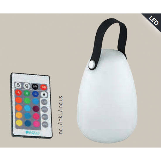 Соларна лампа LED 2х0.2W RGB+4000К с дистанционно управление