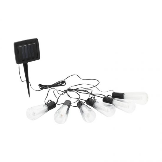 Соларни лампички LED 6х0.84W 3000К тип гирлянд