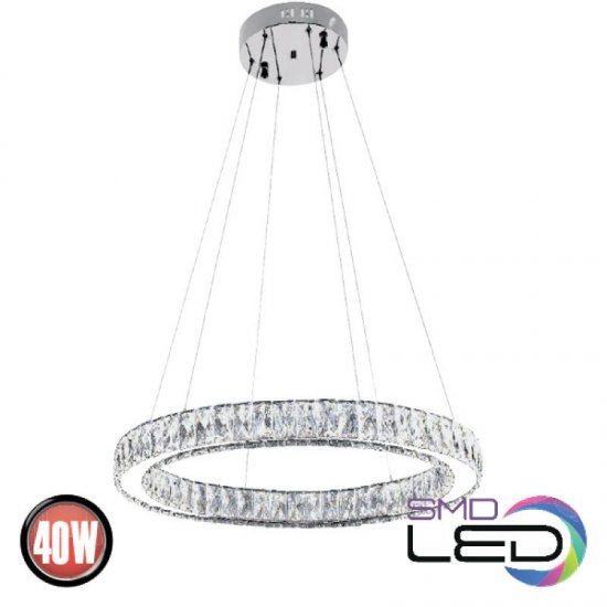 LED полилей ETERNITY 40W 4000K 2800Lm хром