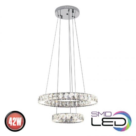 LED полилей QUASAR 42W 4000K 2940Lm хром