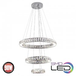 LED полилей QUASAR 90W 4000K 6300Lm хром